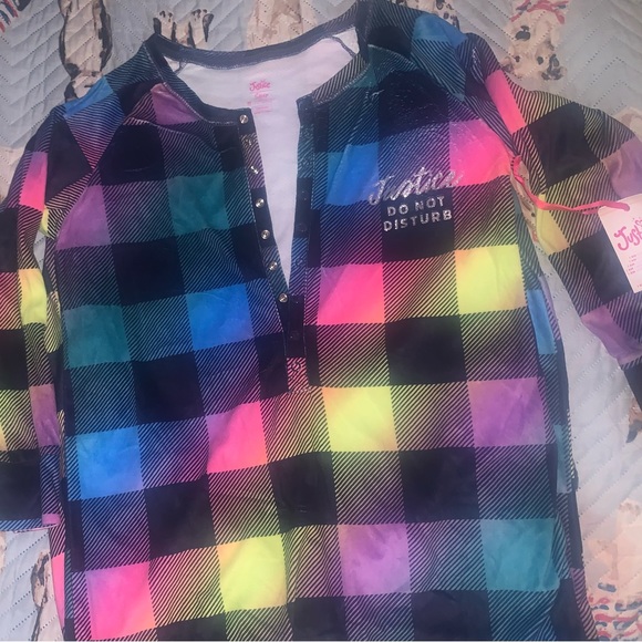 Justice Onesie Plaid Cozy Size 14 , warm and perfect for any time of year - Picture 12 of 15